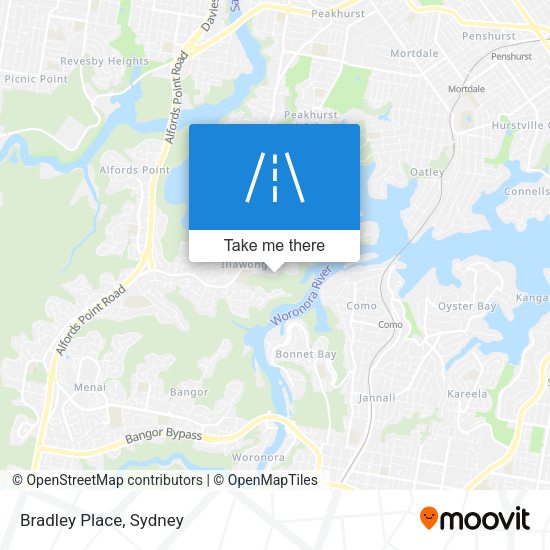 Bradley Place map