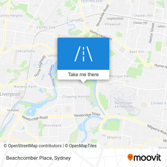 Beachcomber Place map