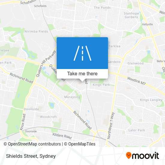 Shields Street map