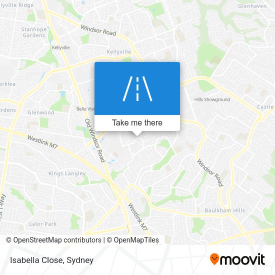 Isabella Close map