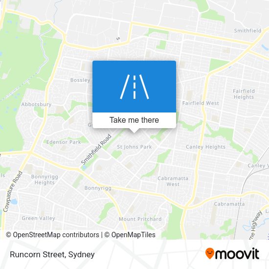 Runcorn Street map