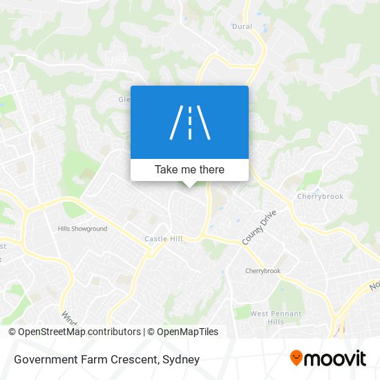 Government Farm Crescent map