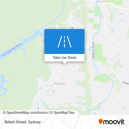 Billett Street map