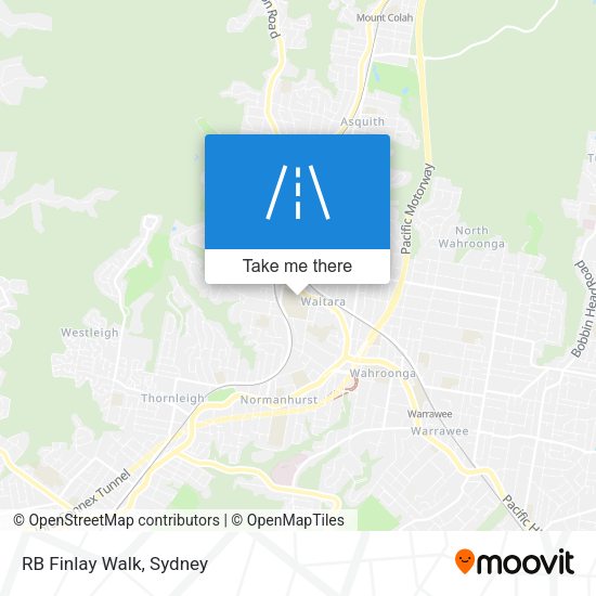 RB Finlay Walk map