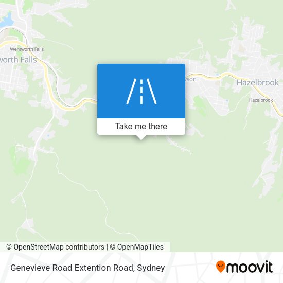Genevieve Road Extention Road map