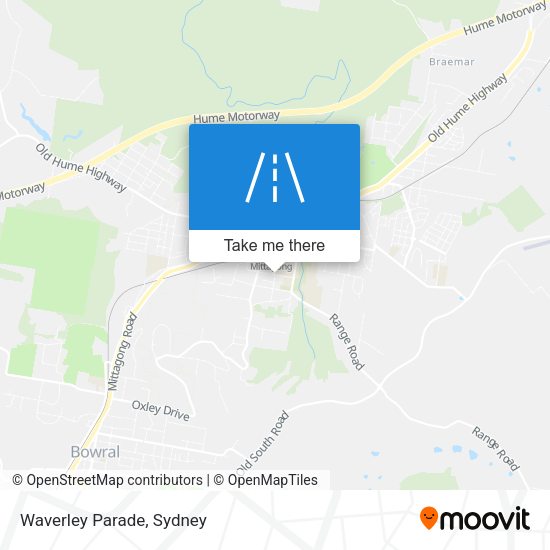 Waverley Parade map