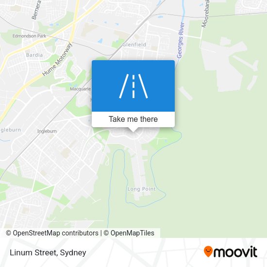 Linum Street map