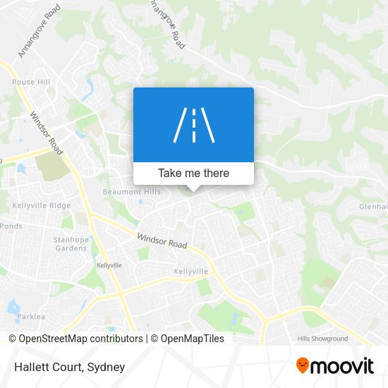 Hallett Court map