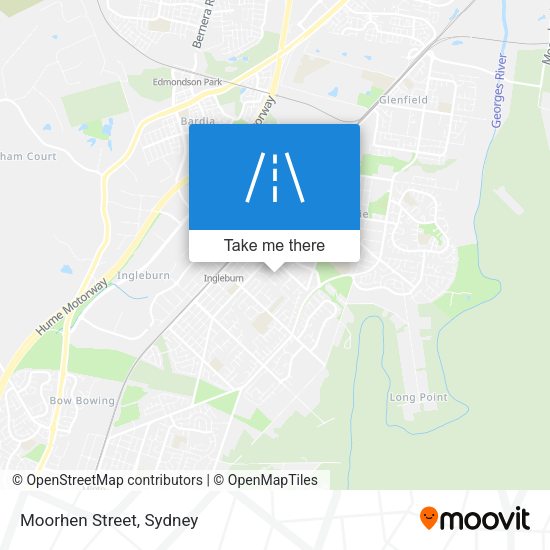 Moorhen Street map
