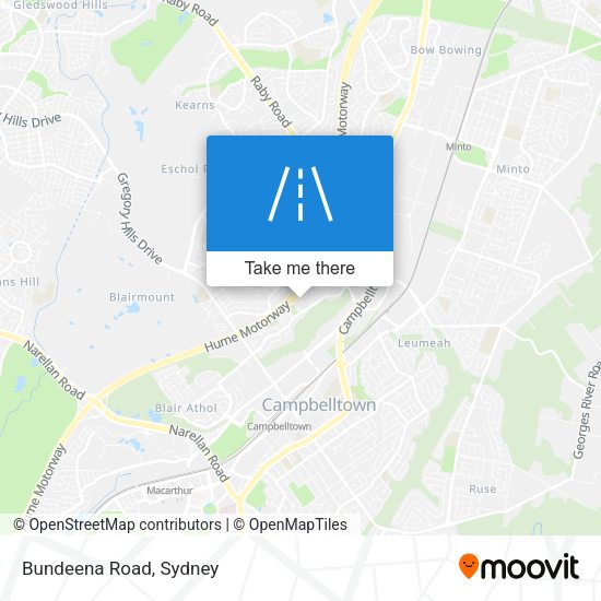 Bundeena Road map