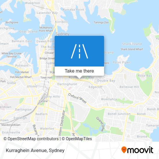 Kurraghein Avenue map