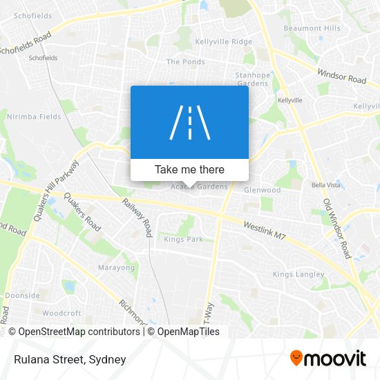 Rulana Street map