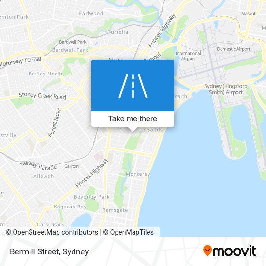 Bermill Street map