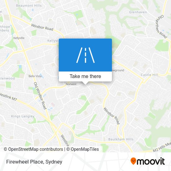 Firewheel Place map