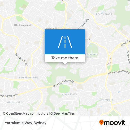 Yarralumla Way map