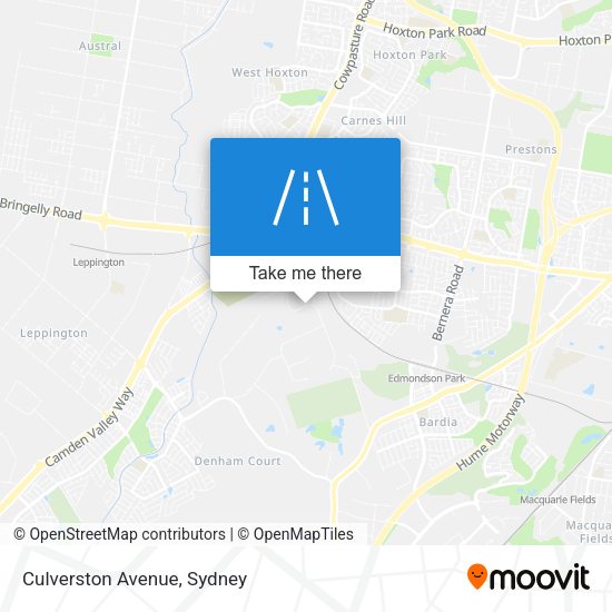Culverston Avenue map
