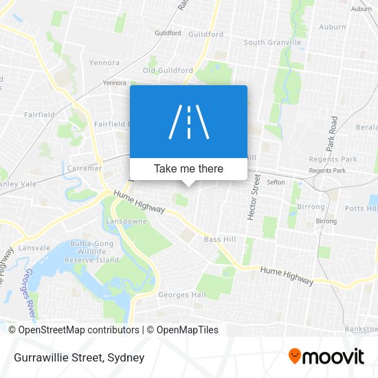 Gurrawillie Street map