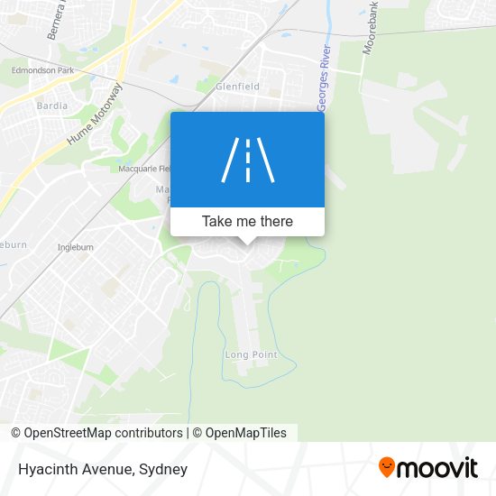 Hyacinth Avenue map