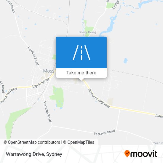 Warrawong Drive map