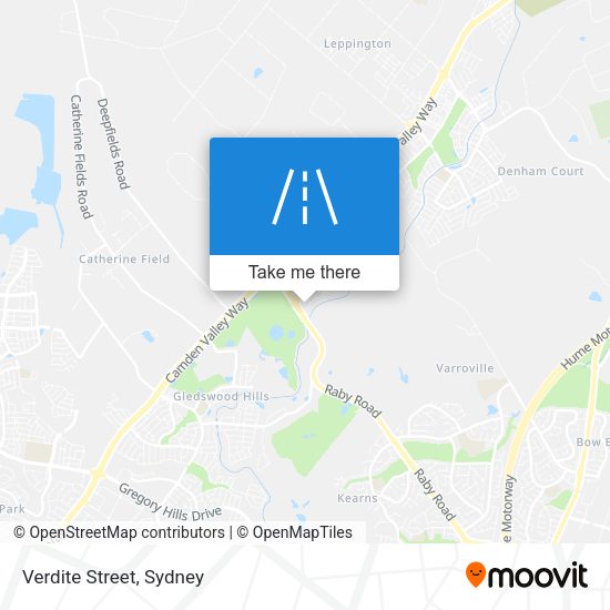 Verdite Street map