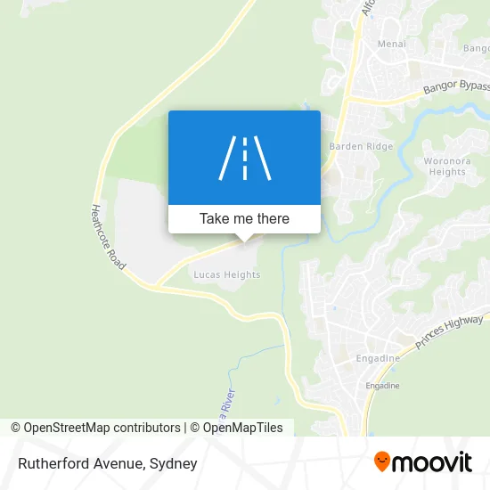 Mapa Rutherford Avenue