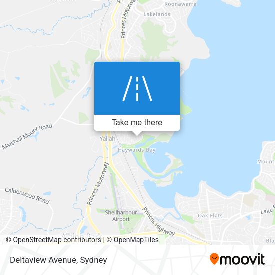 Deltaview Avenue map