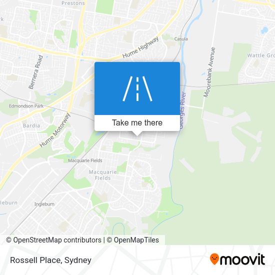 Rossell Place map