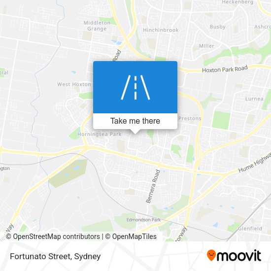 Fortunato Street map