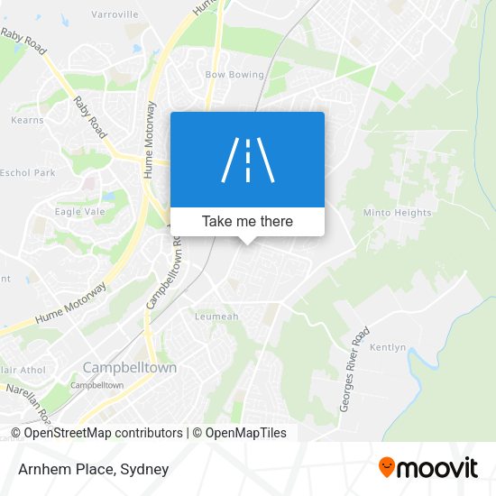Arnhem Place map