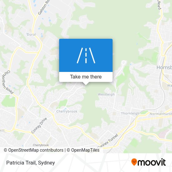 Patricia Trail map