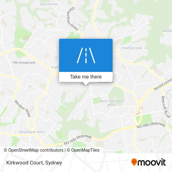 Kirkwood Court map
