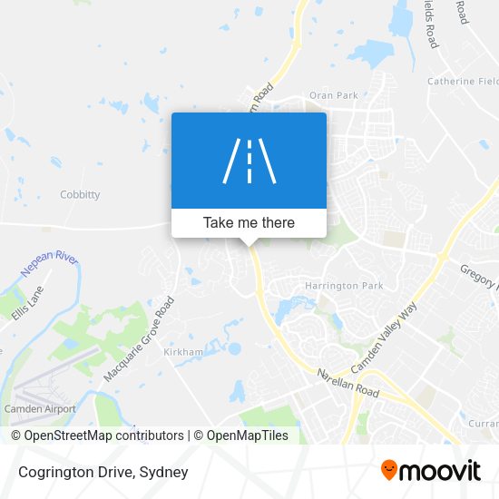 Cogrington Drive map