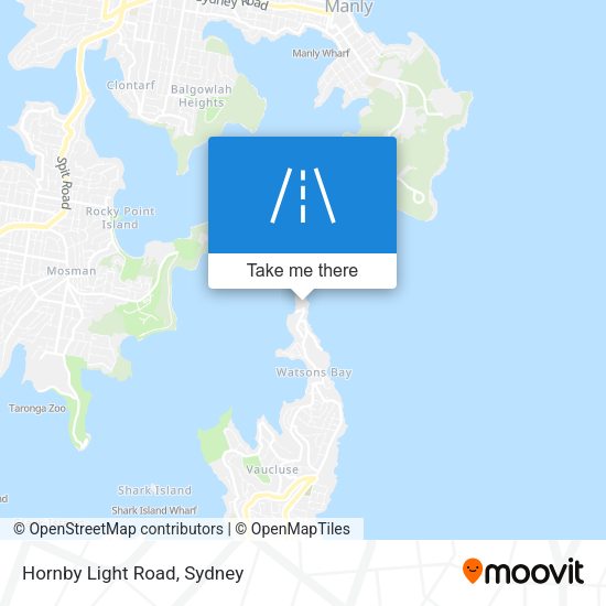 Hornby Light Road map