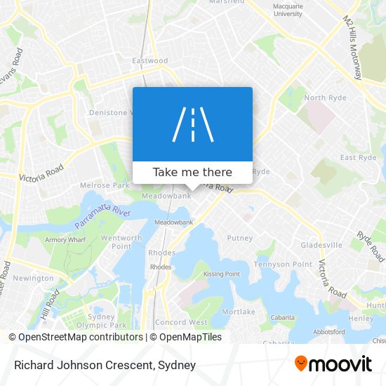 Richard Johnson Crescent map