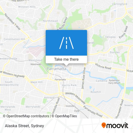 Alaska Street map