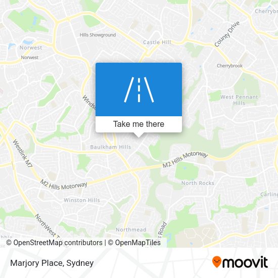 Marjory Place map