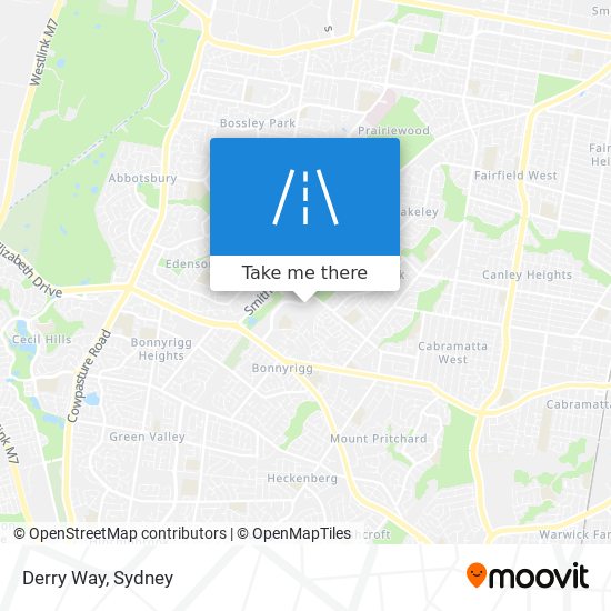 Derry Way map