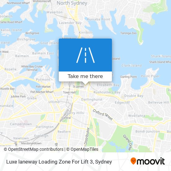 Mapa Luxe laneway Loading Zone For Lift 3