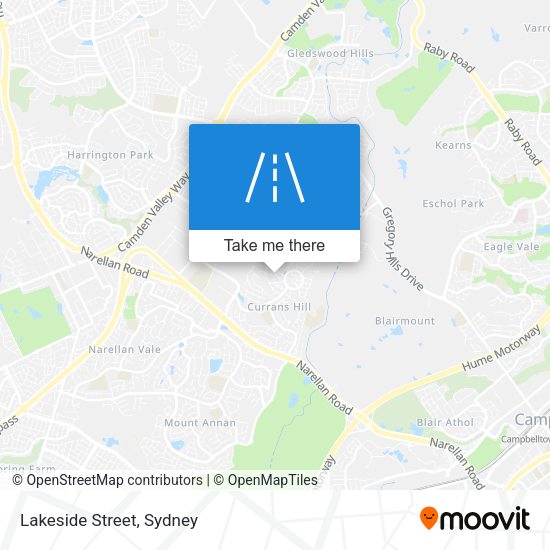 Lakeside Street map