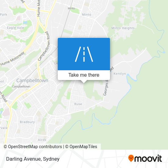Darling Avenue map