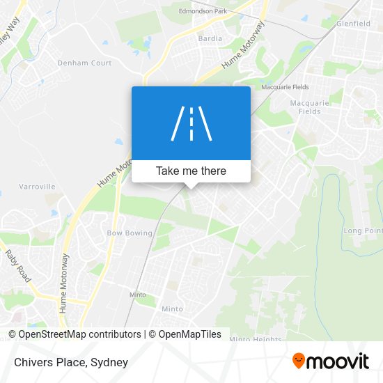 Chivers Place map