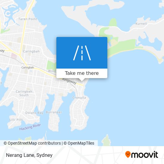 Mapa Nerang Lane