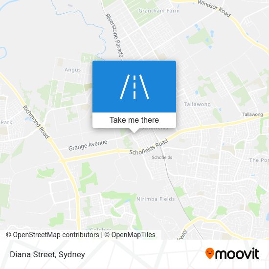 Diana Street map