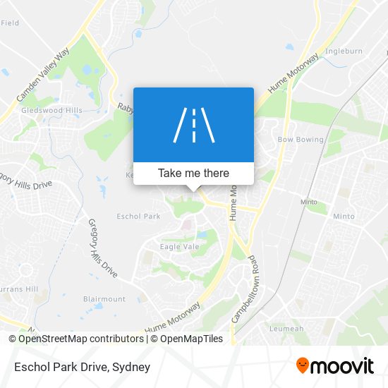 Eschol Park Drive map