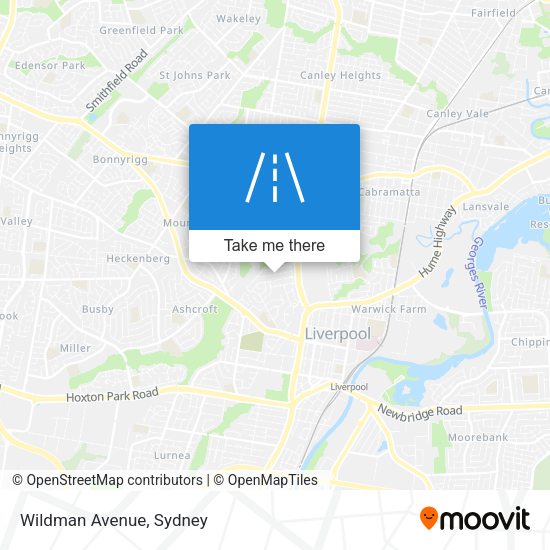 Wildman Avenue map