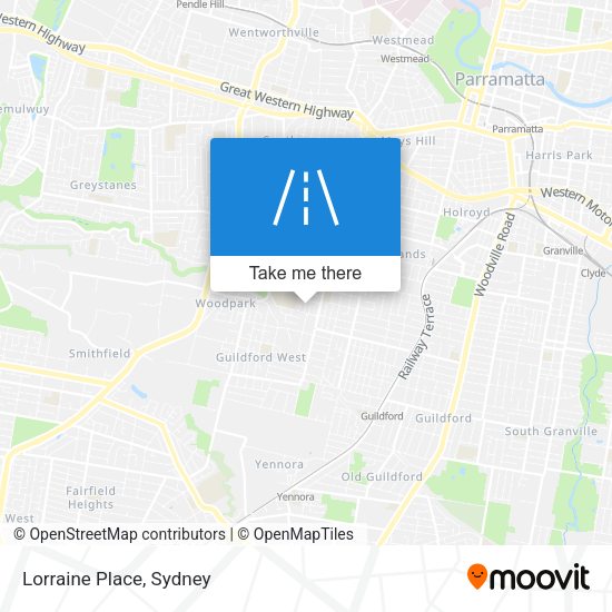 Lorraine Place map