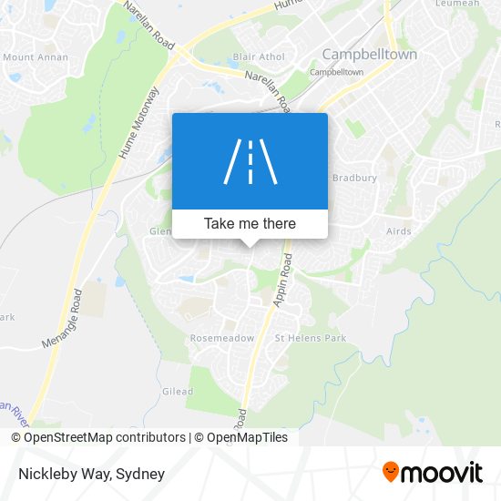 Nickleby Way map