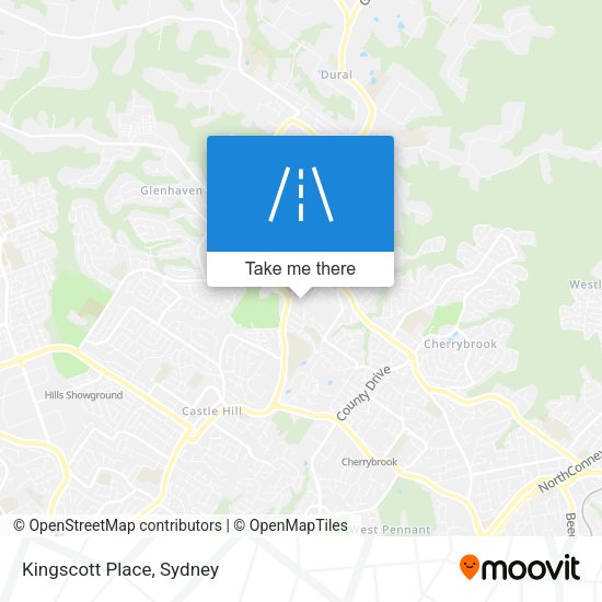 Kingscott Place map