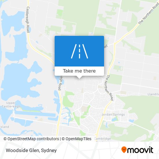 Woodside Glen map