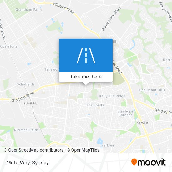 Mitta Way map